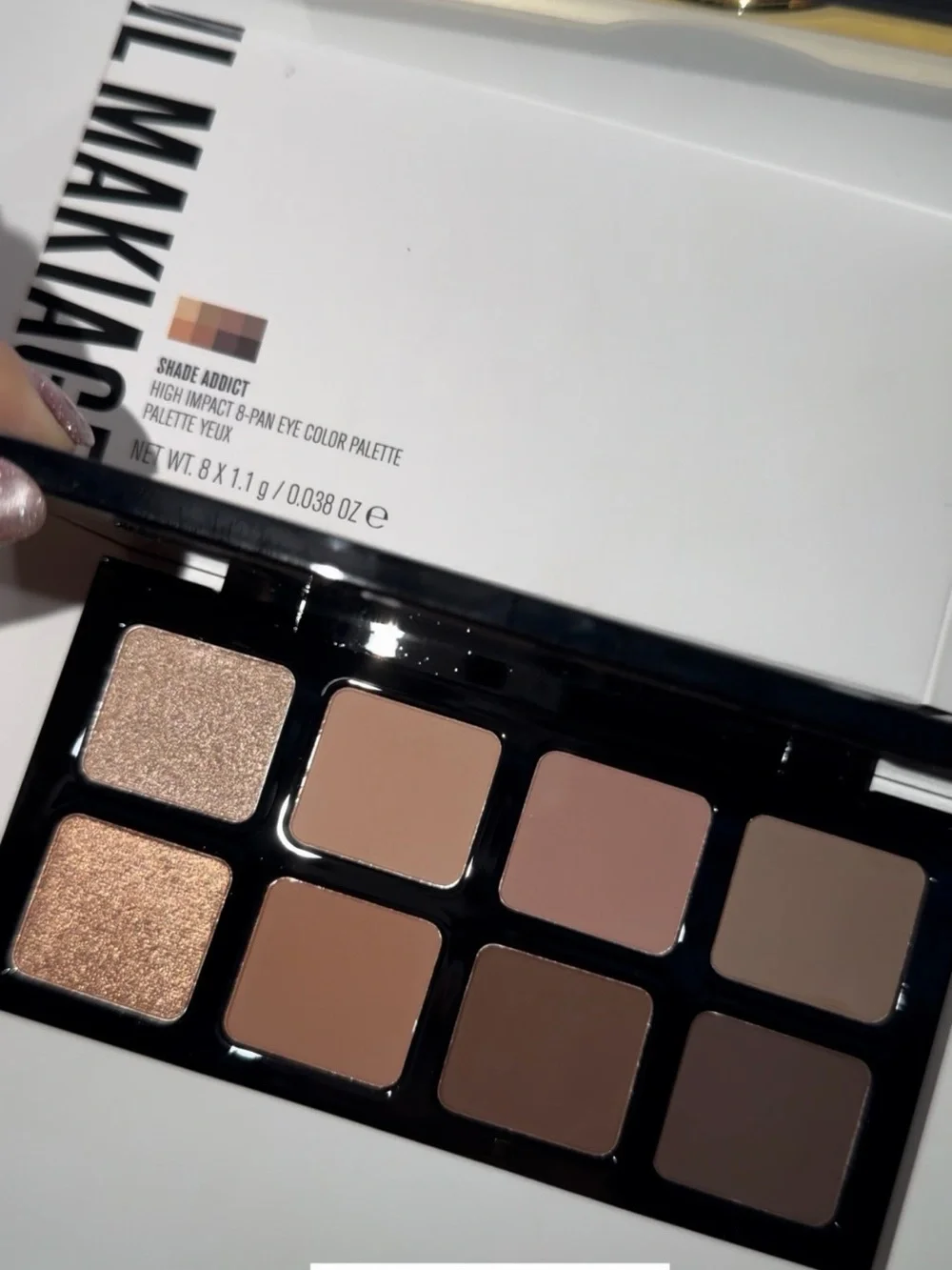 ILMakiage  Neutral 8-Pan Eye Shadow Palette - Warm Brown & Taupe